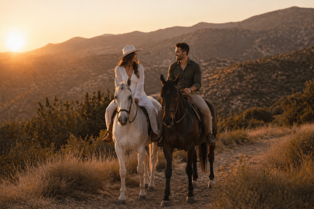 Balade à cheval — Demande en mariage unique, Madrid