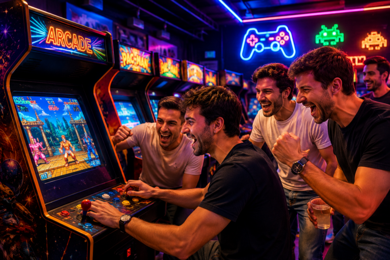Groupe d'amis participant à des activités EVG à Madrid