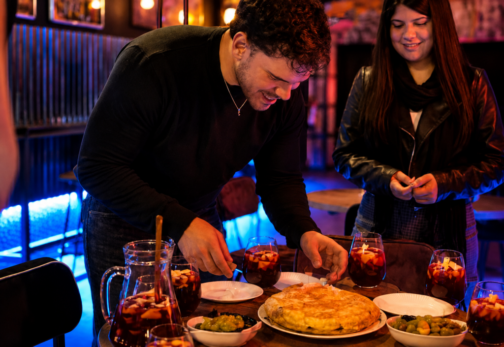 Boissons et tapas espagnoles